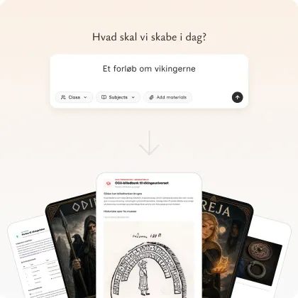 SAGA foreslår et forløb ud fra en kort idé
